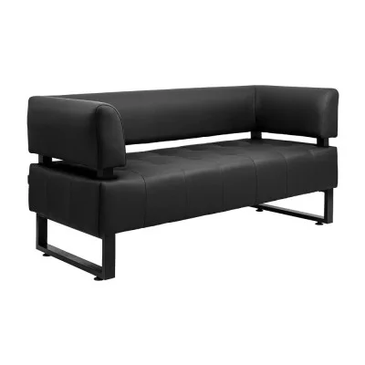 Sofa Office on a metal frame, upholstery - Rocky 100